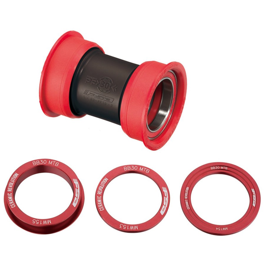 FSA Movimento Centrale Pf30/Bb392 Mtb K-Force Light Con Cuscinetti Ceramicati Movimenti Centrali E Ricambi